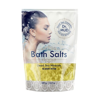 Dead Sea Mineral Bath Salt 100% Pure 10.58 oz/ 300g