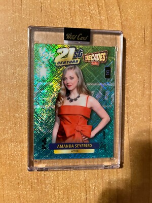 2024 Wild Card National Decades - Amanda Seyfried - Preview Proof Card #d 1/1