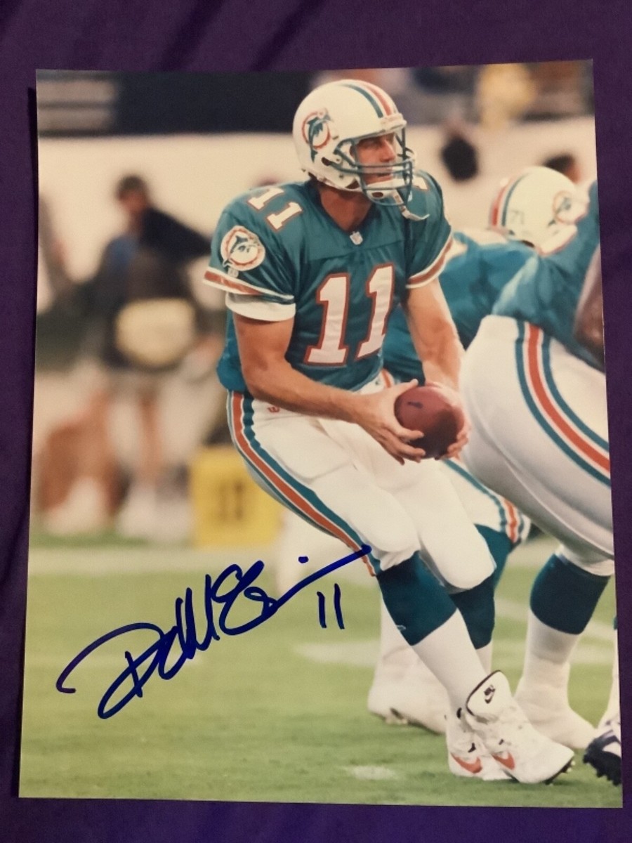 DAN MCGWIRE SIGNED 8X10 PHOTO SEAHAWKS MIAMI DOLPHINS NFL FOOTBALL