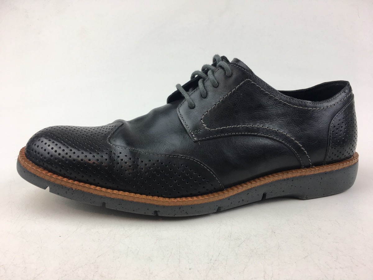 Donald J Pliner Shoes Men\'s 10M Brown Edd Perforated Leather Oxford DACIO at Donald Pliner main image 4