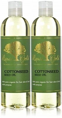 Premium Liquid Gold Cotton Seed Carrier Oil Pure Cold Pressed Organic Skin Care