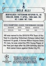 Tottenham Hotspur Soccer 2016-17 Season Sports Trading Cards