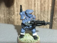 A20423 WARHAMMER 40K ASTRA IMPERIAL GUARD METAL KASRKIN HOTSHOT LAS PAINT BASED