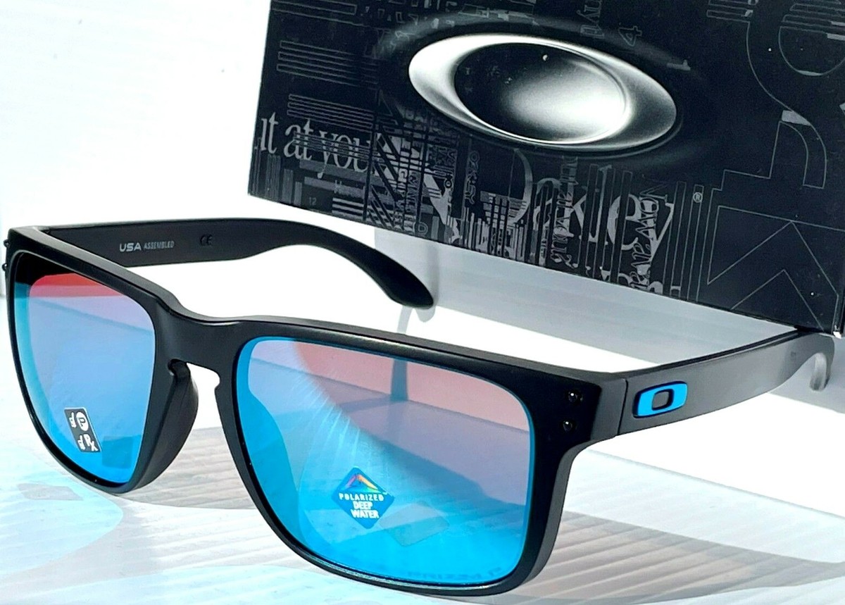 Oakley HOLBROOK XL Matte Black PRIZM POLARIZED Deep Water Blue