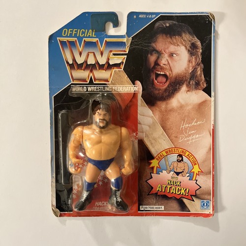 Hasbro WWF Hacksaw Jim Duggan Figure Vintage 1990 ...