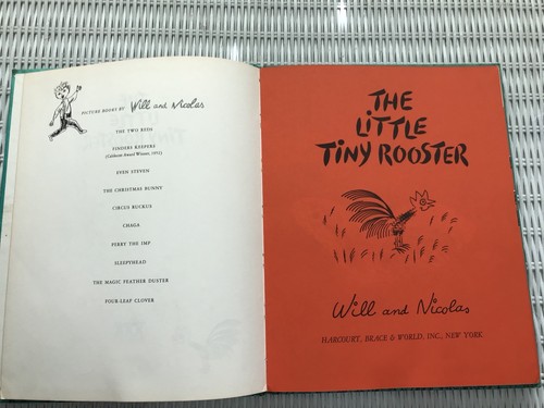 The Little Tiny Rooster WILL AND NICOLAS 1960 beautiful vintage printing - Picture 4 of 10