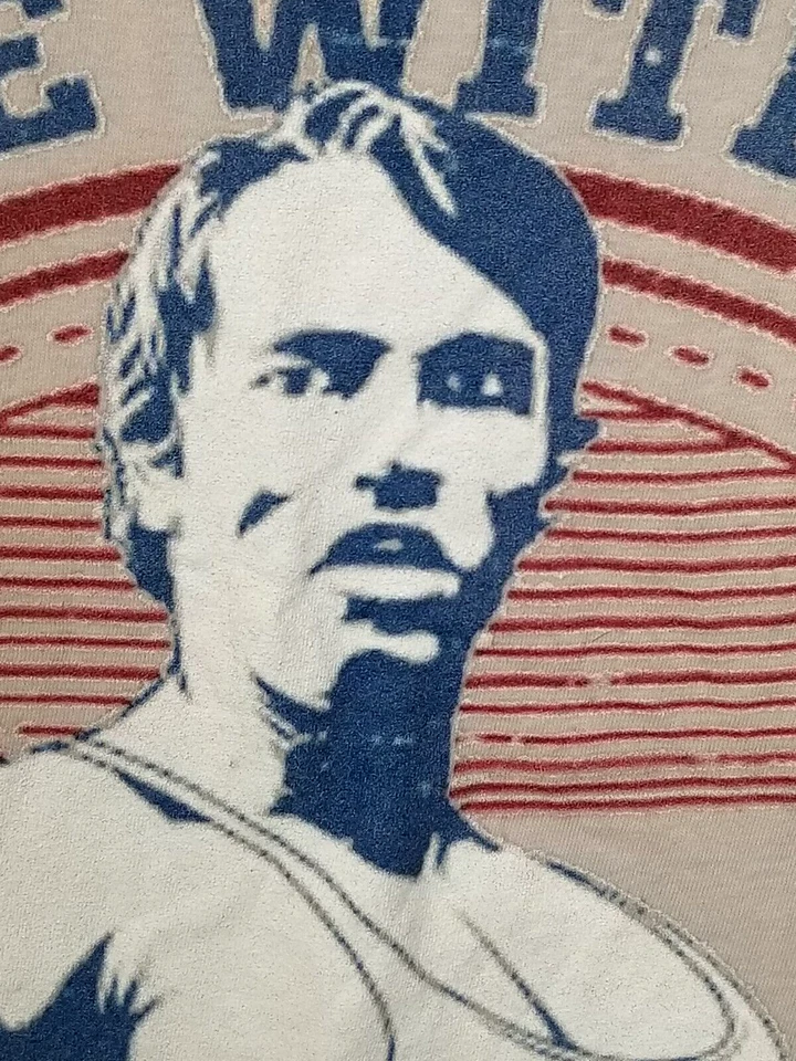 Arnold Schwarzenegger Graphic Distressed Weightlifting Gray Tank Shirt Size M - Image 4 of 4