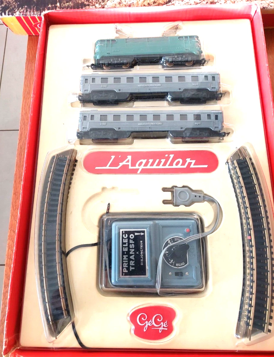 Locomotive électrique GEGE HO - Coffret TEE Argenté - Fabriqué En France