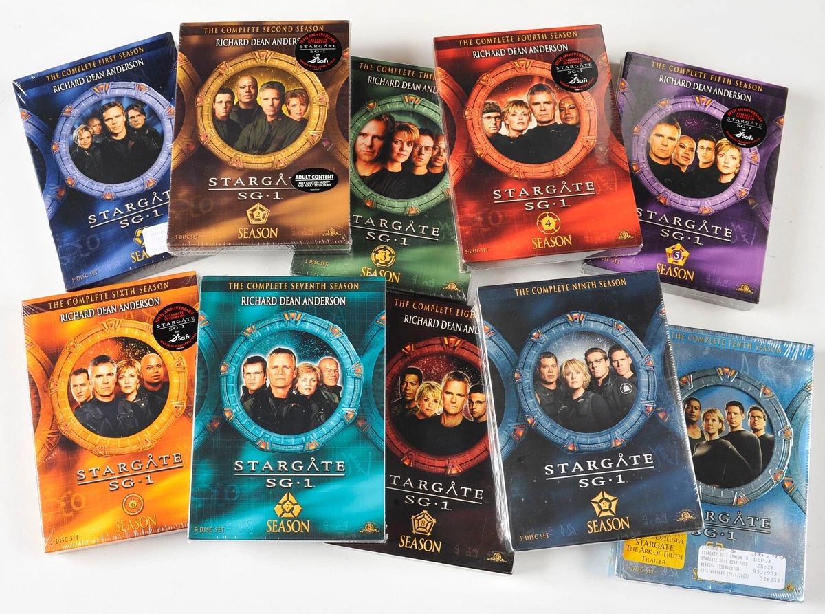 Stargate SG-1 Complete Series DVDs Seasons 1-10 50 Discs NEW