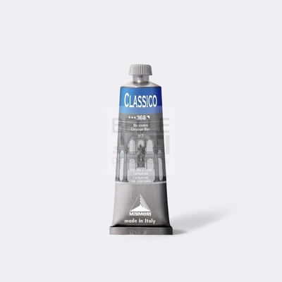COLORE AD OLIO SERIE CLASSICO DA 60 ml. 368 BLU CERULEO