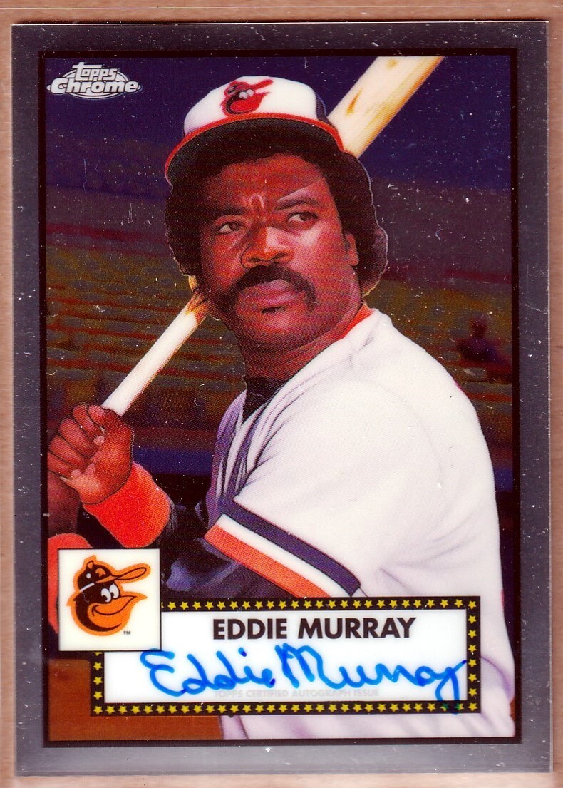 2021 Topps Chrome Platinum Anniversary Autographs #PAEM Eddie Murray AUTO