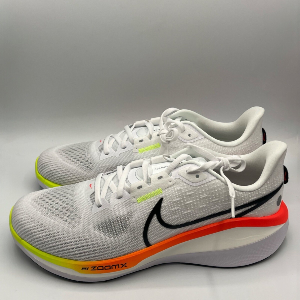 Nike Air Zoom X Vomero 17 White Crimson Men's Athletic Shoes