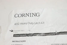 Corning Heavy Duty Latch Kit 4032
