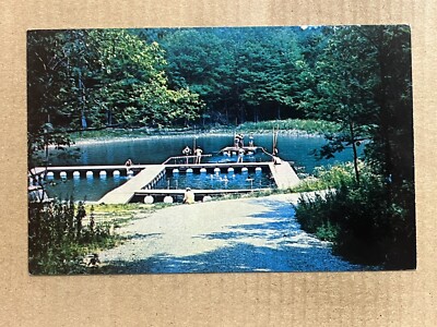 Postcard Holmes NY Eleanor Edson Lake Henry Kaufmann Girl Scout Camp Vintage PC