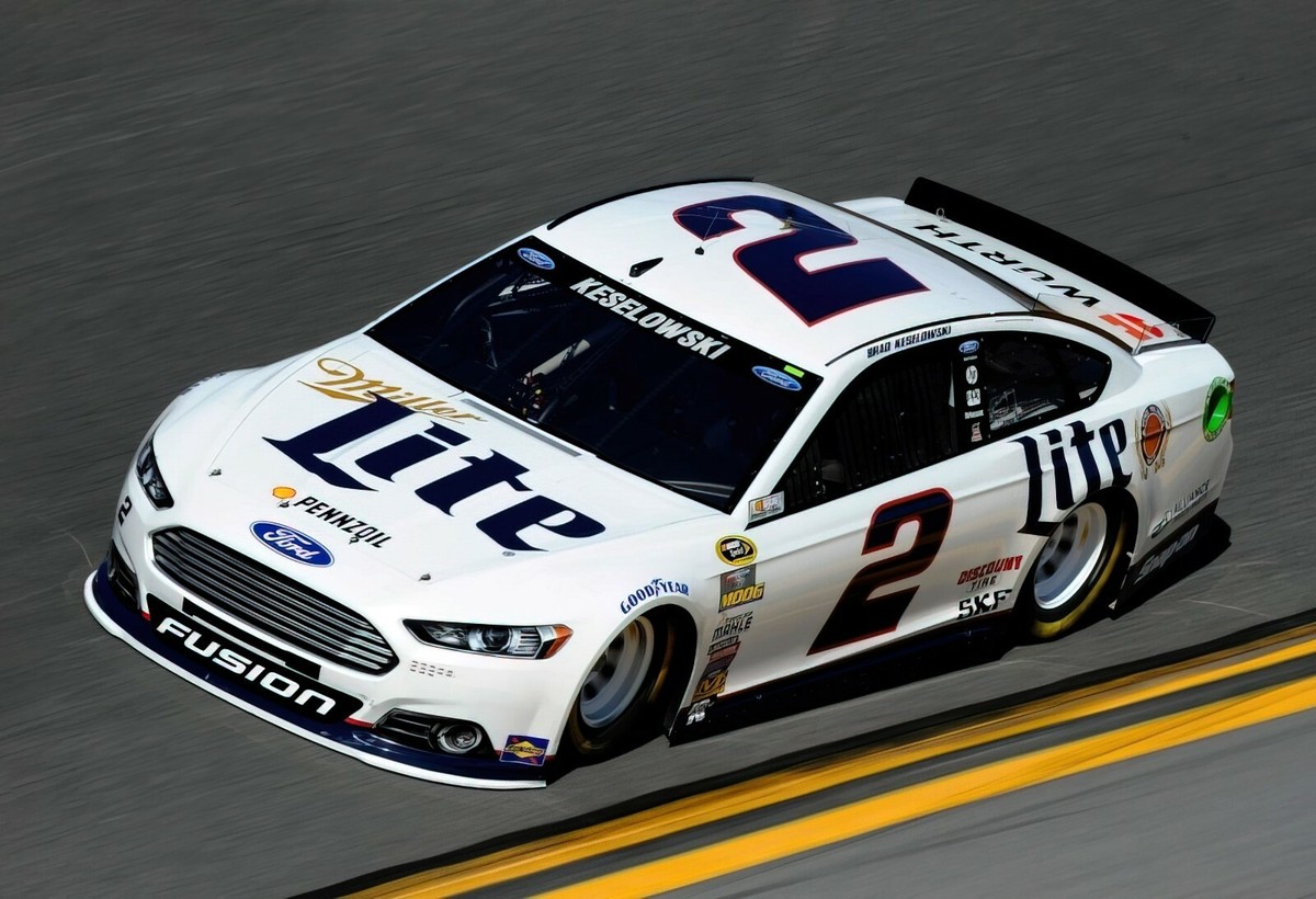 Brad Keselowski Miller Lite NASCAR 13x19 Poster Gloss Photo Print