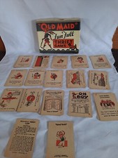 Vntg RARE Complete Old Maid Card Game "FUN FULL THRIFT GAME" W/Box BANKING PROMO