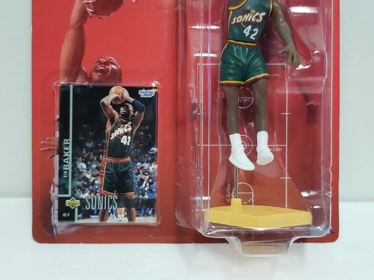 VIN BAKER Seattle Supersonics Kenner Starting Lineup SLU 1998 NBA