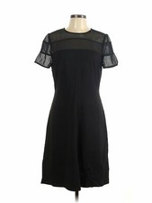 Nine West Women Black Casual Dress 10