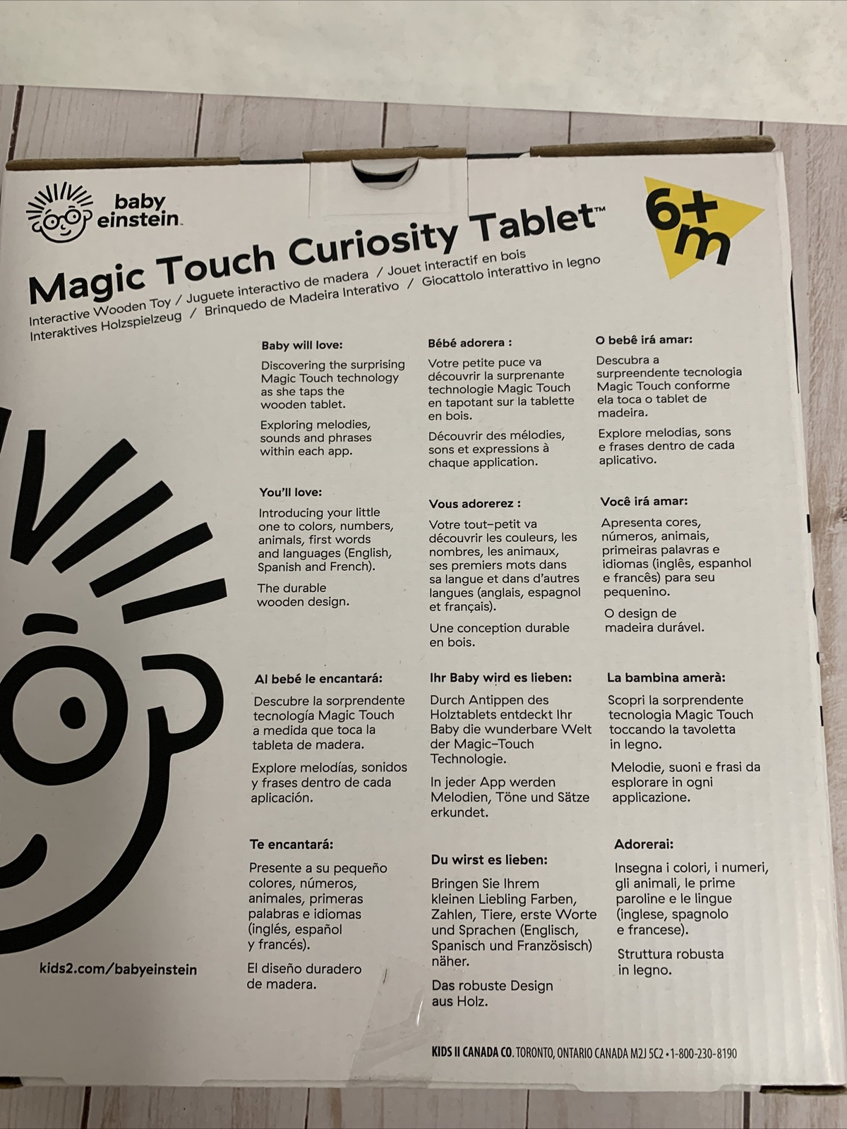 baby einstein wooden tablet