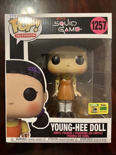 Squid Game: Young-Hee Doll SDCC 1257 6" Funko Pop Vinyl New