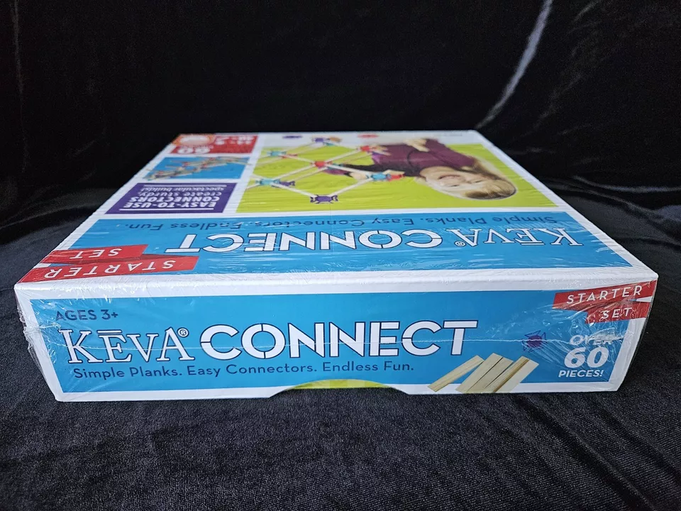 NEW MindWare KEVA Connect Starter Set 60 Pieces FACTORY SEALED - Image 3 of 3