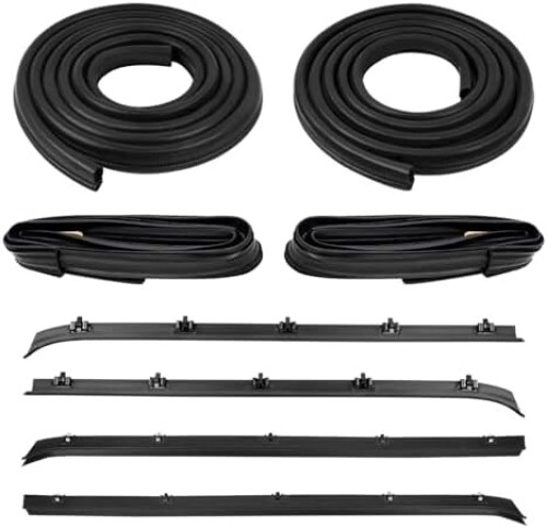 Weatherstrip Door Sweep Felt Seal Front Outer LH Or RH For Jeep