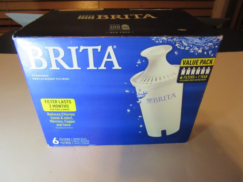 Brita Water Pitcher Replacement Filters White, 6 Pack - new Sealed Packaging