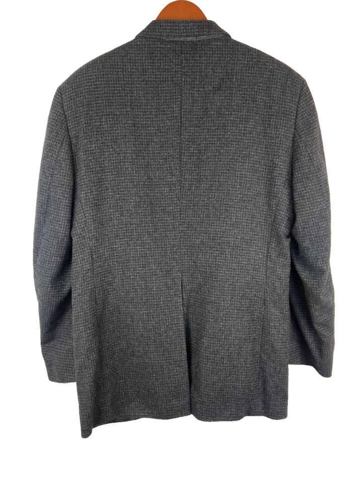 Usado en Excelente Condición Blazer John Weitz 40R Cuadros Lana Tweed Abrigo Deportivo Dinero Antiguo Foto 2 de 4