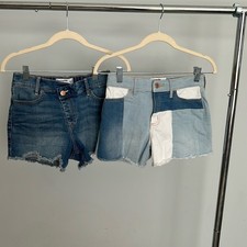 2 pairs Girls 13/14 Abercrombie mini mom shorts