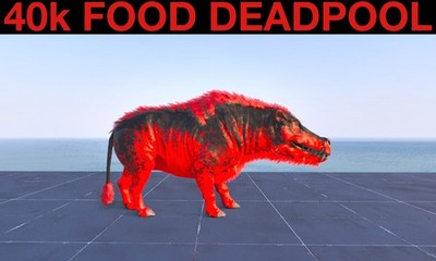 Deadpool 40k Food Daeodon Ark Survival Ascended PVE ASA DP