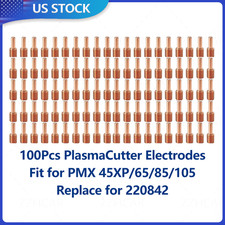 100Pcs Plasma Cutter Electrodes For PMX 45XP/65/85/105, Replace for 220842