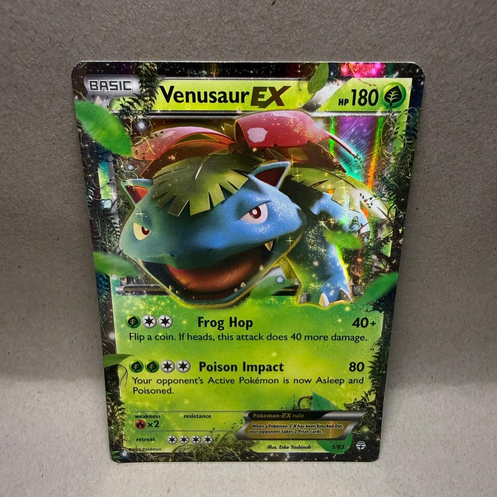 VENUSAUR EX 1/83 GENERATIONS HOLO EX RARE MP