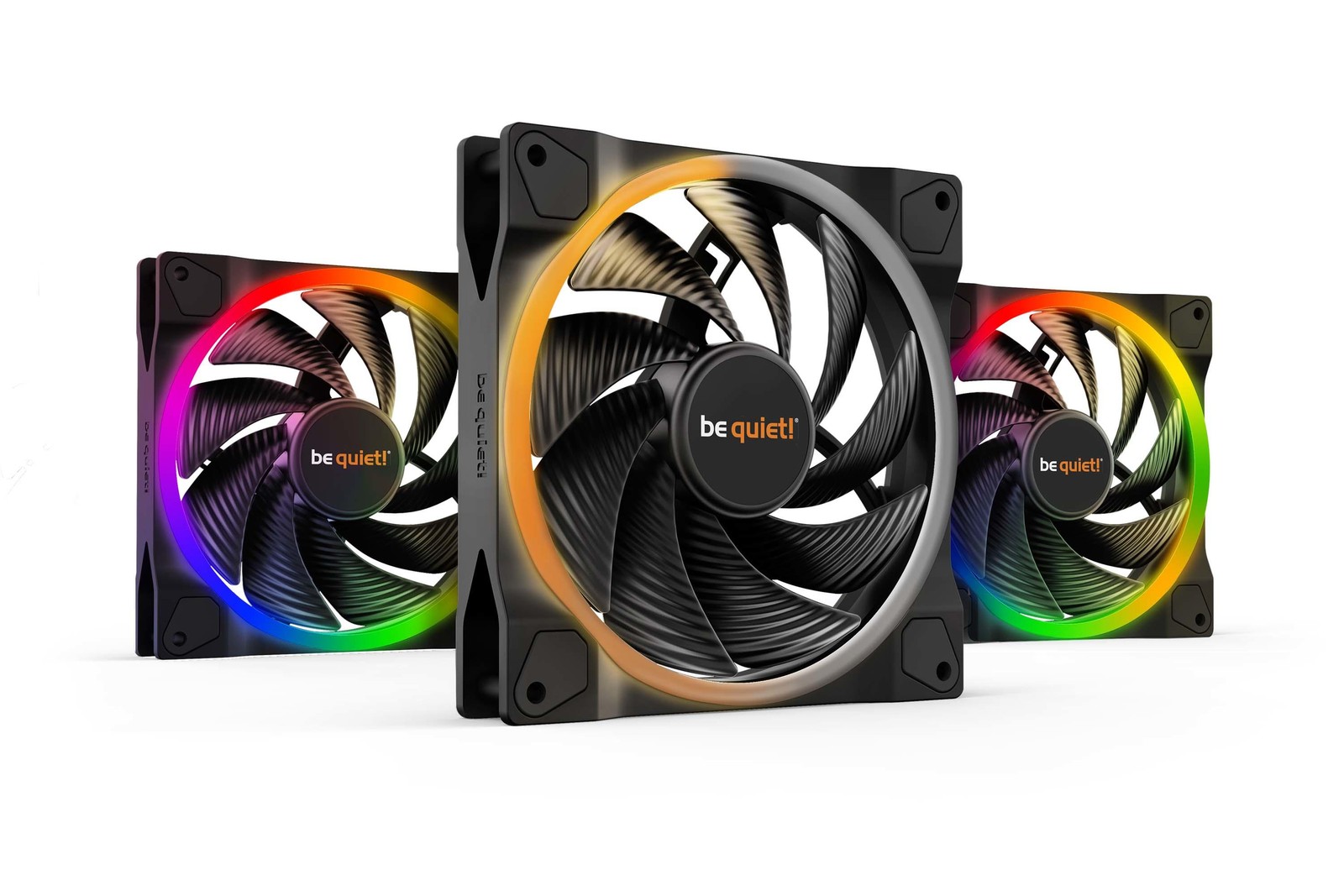 be quiet! Light Wings § 140mm PWM Triple Pack high-speed Case per computer Venti - Immagine 3