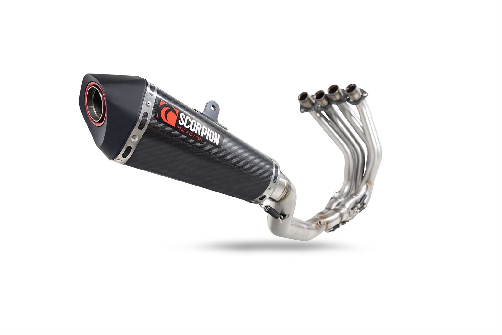 Scorpion Carbon Full Exhaust System Kawasaki Ninja ZX-25R 2020-2022