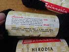 Lot 6 Vtg skeins SPINNERIN yarn-HERODIA-1 oz ea-Black-93%wool-7%nylon — photo 6