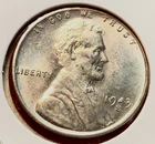 1943-S Lincoln Wheat Cent Penny GEM BU From an Original Bank Roll