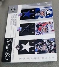 2002-03 Upper Deck Mask Collection - Nation's Best Jerseys Mike Richter, Ryan...