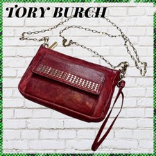 Tory Burch Vhtf Old Vintage Shoulder Bag Gold Chain Red Bags for ladies, popular