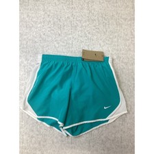 Nike Kids Dri-FIT Running Shorts Teal White 848196-345 Large NWT