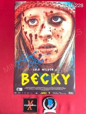Lulu Wilson autographed signed 11x17 photo Becky Beckett COA horror