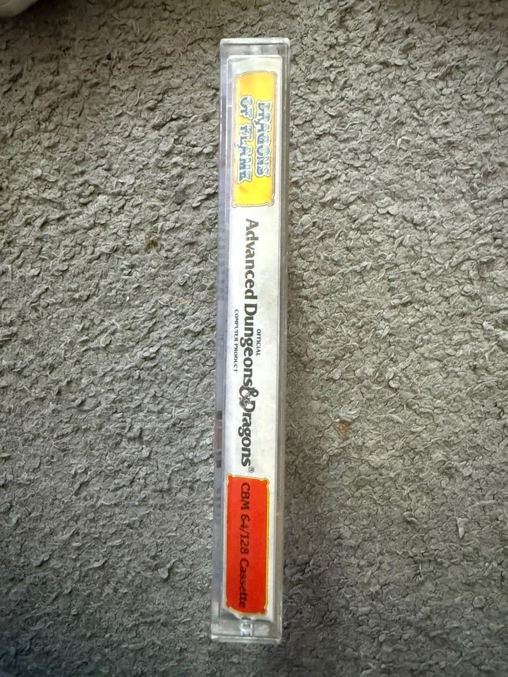 Advanced DUNGEONS & DRAGONS Dragons Of Flame COMMODORE 64 game tested see Pic  - Image 3 of 4