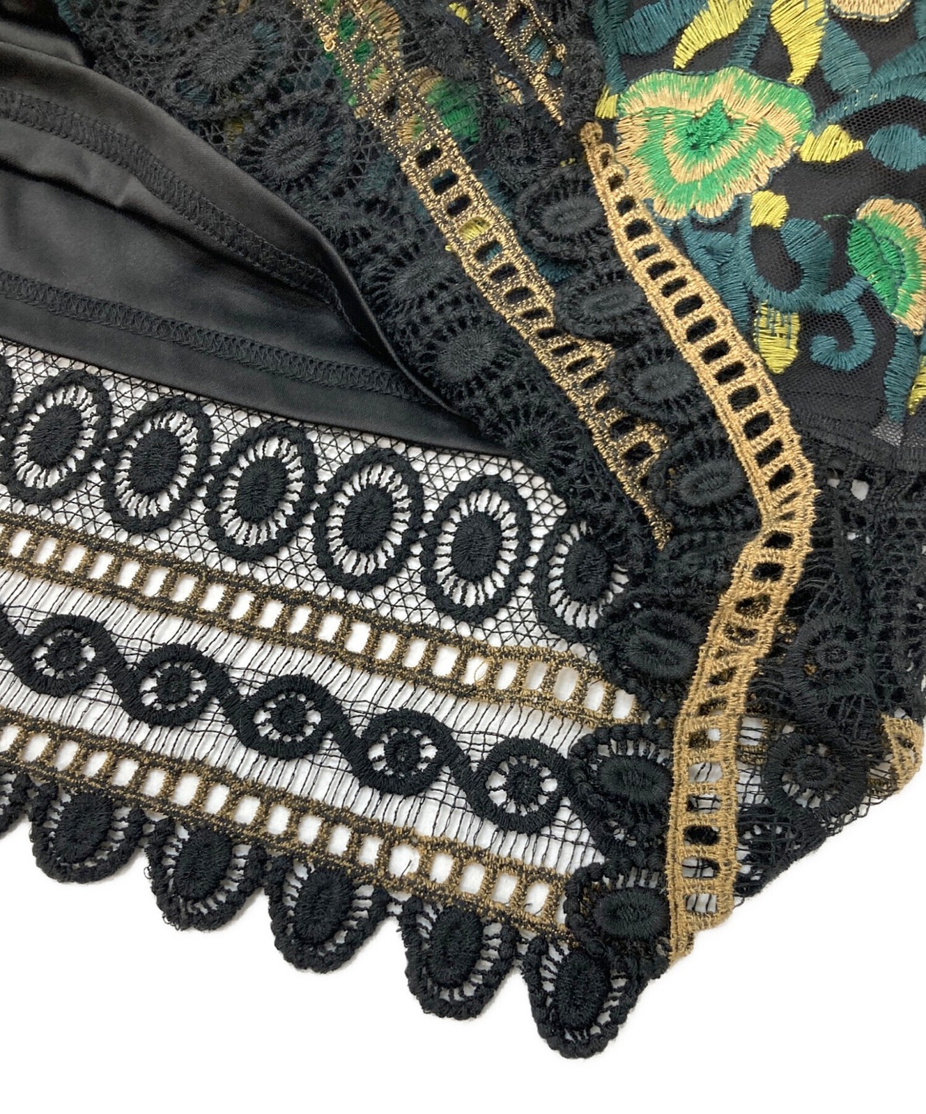 Ameri Embroidered Dress/ Black/ Size: M - image 6