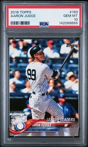 AARON JUDGE 2018 Topps #193 PSA 10 GEM MT
