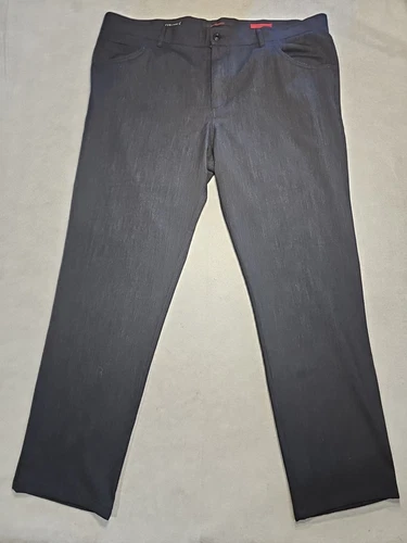 Alberto Modern Fit Ceramica Dress Pants Men's Size W40 L34 Charcoal Straight Leg