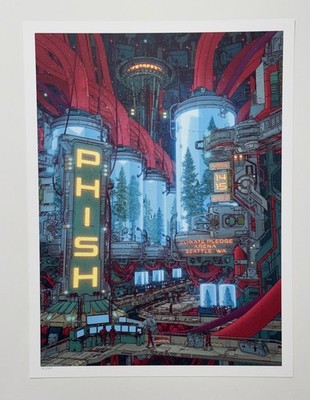 phish ポスター Phish Poster Climate Pledge Arena Seattle WA April 2023 #'d