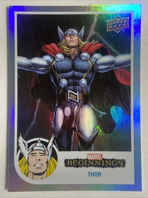 2022 Upper Deck Marvel Beginnings Rainbow #6 - Thor