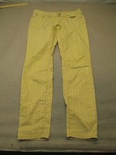 PrAna Size 8/29 Womens Yellow Organic Cotton Blend Straight Outdoor Pants 713