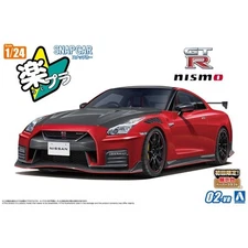 Aoshima 1/24 Snap R35 Nissan GT-R Nismo Special Edition 2022 Vibrant Red