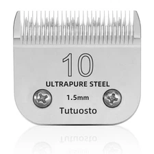 10# Clipper Blades Pet Grooming Clipper Replacement Blades Detachable Blade C...
