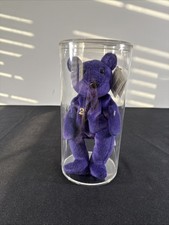 Salvinos Bamm Beanos Mark McGwire 25 Purple Bear Plush Stuffed Animal 1998